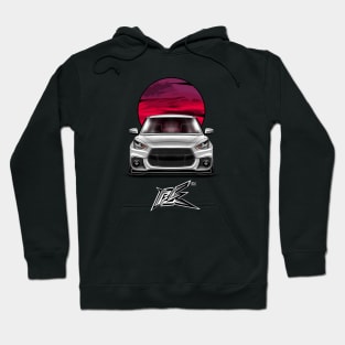 maruti suzuki swift white Hoodie